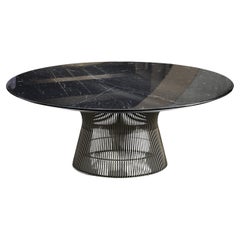 Magnificent Coffee Table by Warren Platner Marquina Marble