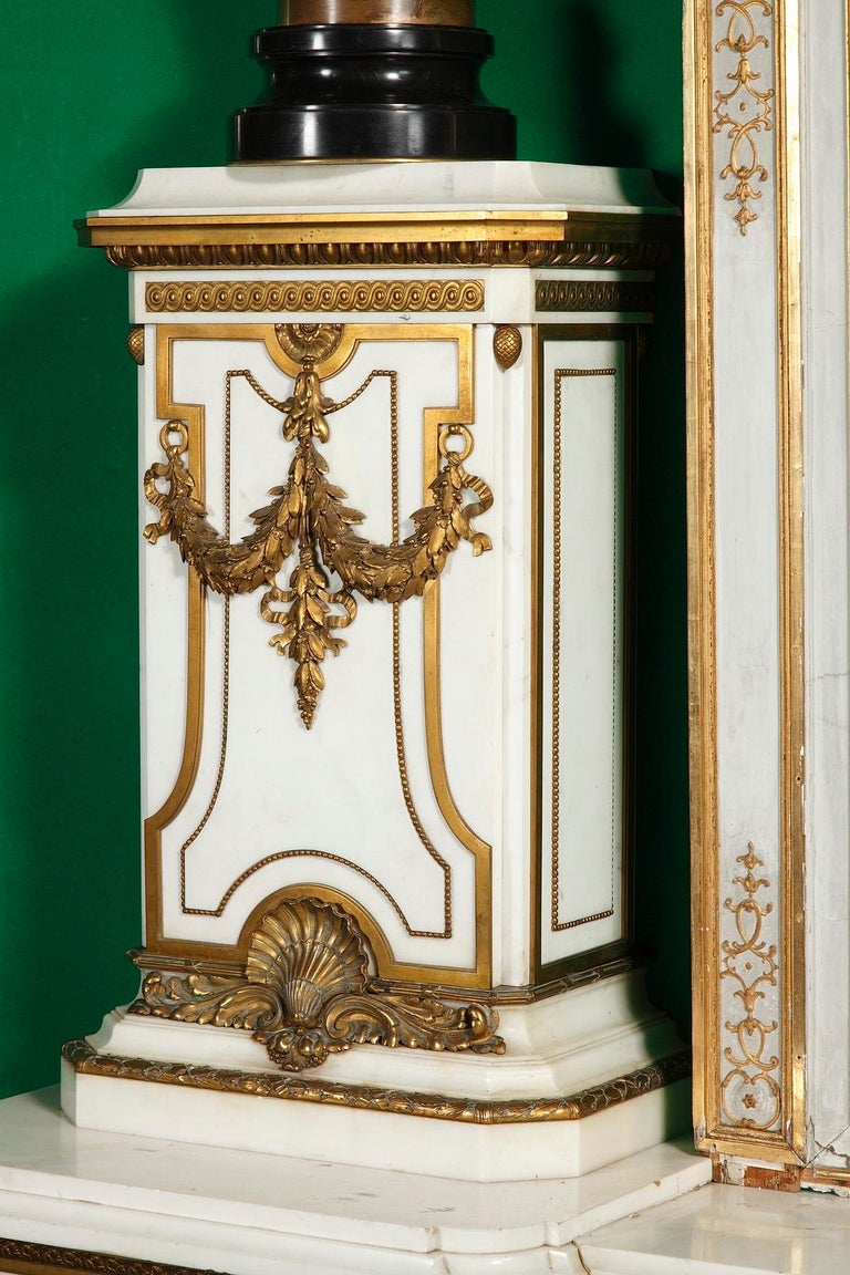 Gilt Magnificent Console by Barbedienne, Falguière and Dubois, France, Circa 1880 For Sale