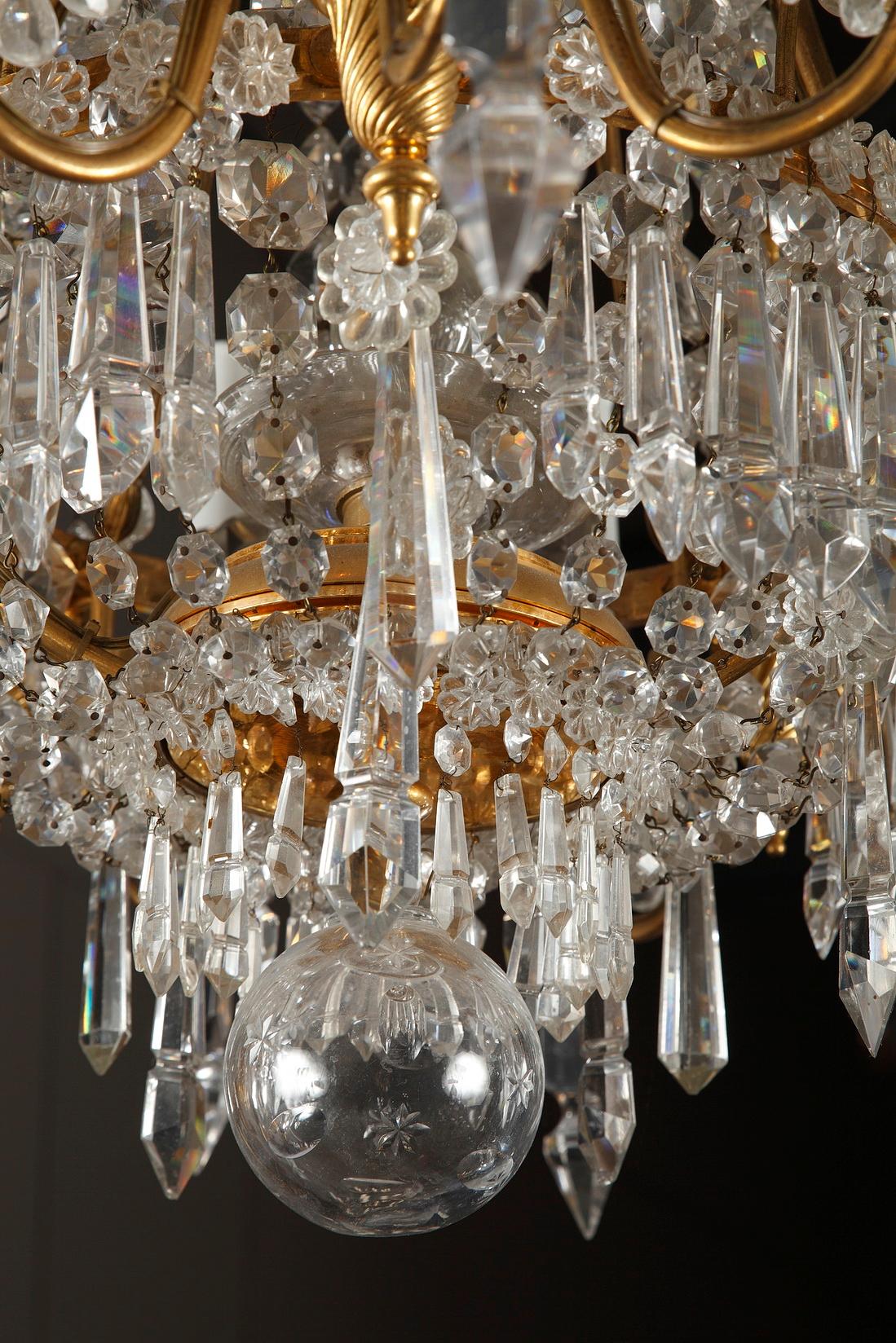 French Magnificent Crystal Chandelier by Baccarat