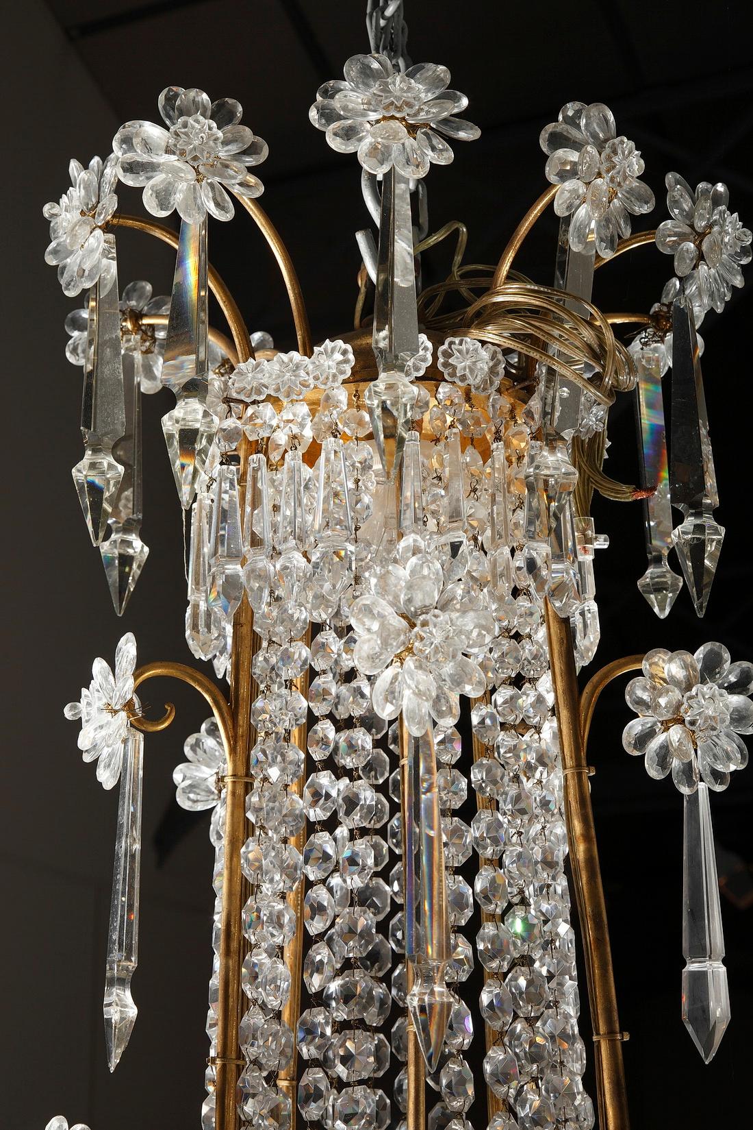 19th Century Magnificent Crystal Chandelier by Baccarat