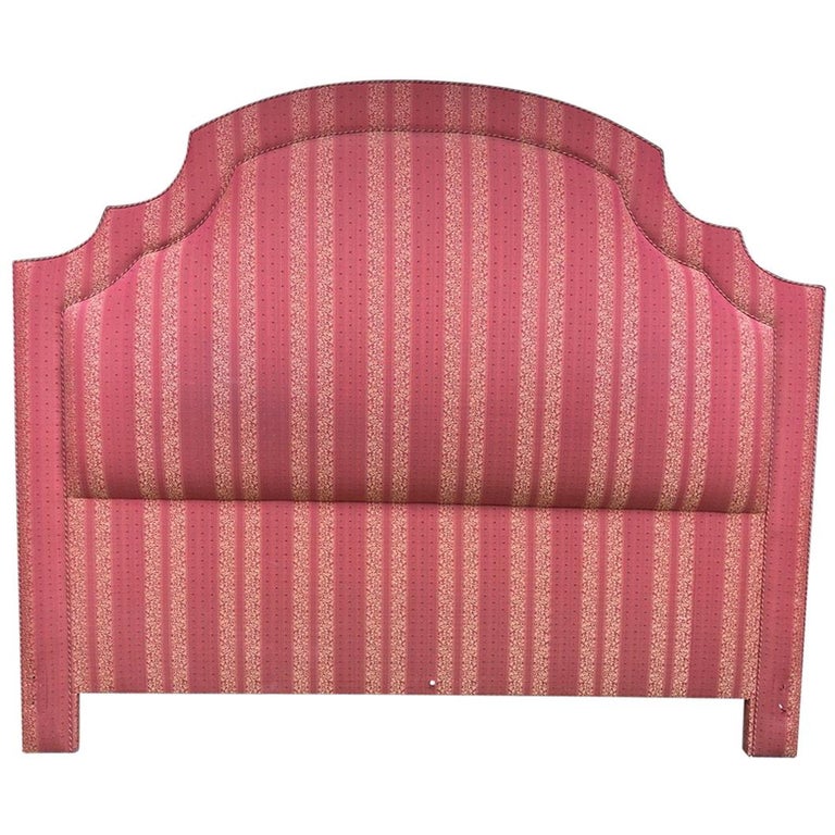 Magnificent Custom Designed Upholstered King Size Headboard For Sale at