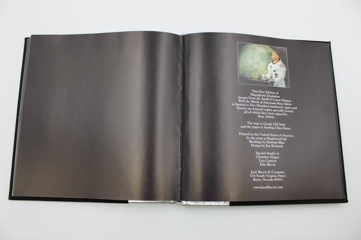 Papier Magnifique désolation, signée par Buzz Aldrin, première édition limitée en vente