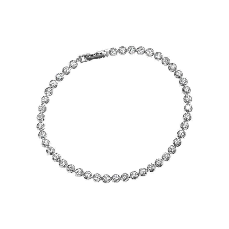 Bracelet White Gold 14 K

Diamond 43-RND-1,77-G/SI1A

Weight 4.97 grams
Size 18 inches

With a heritage of ancient fine Swiss jewelry traditions, NATKINA is a Geneva based jewellery brand, which creates modern jewellery masterpieces suitable for
