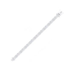Magnifique bracelet de tennis en or blanc avec diamants pour elle