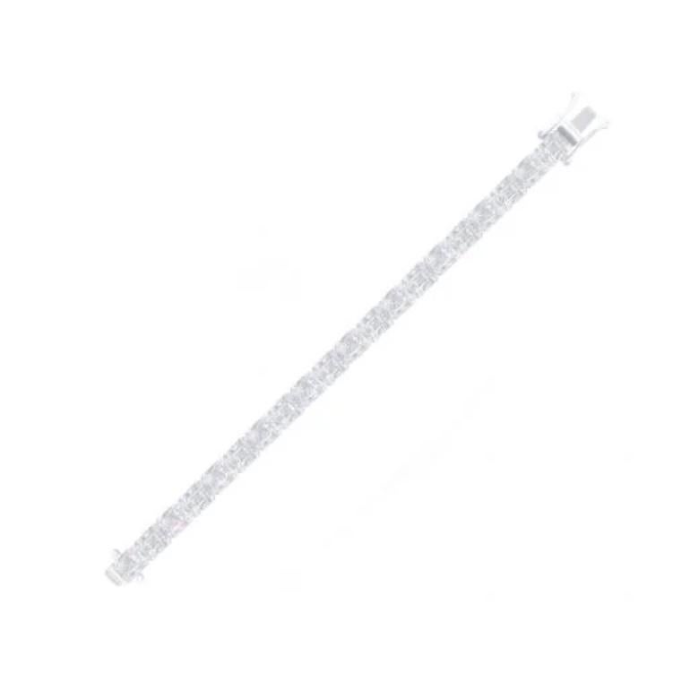 Magnificent Diamond Fine Jewellery White Gold Tennis Bracelet for Her In New Condition For Sale In Genève, GE