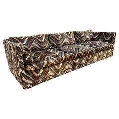 Magnificent Directional Even Arm Sofa Jack Lenor Larsen Mid Century Modern