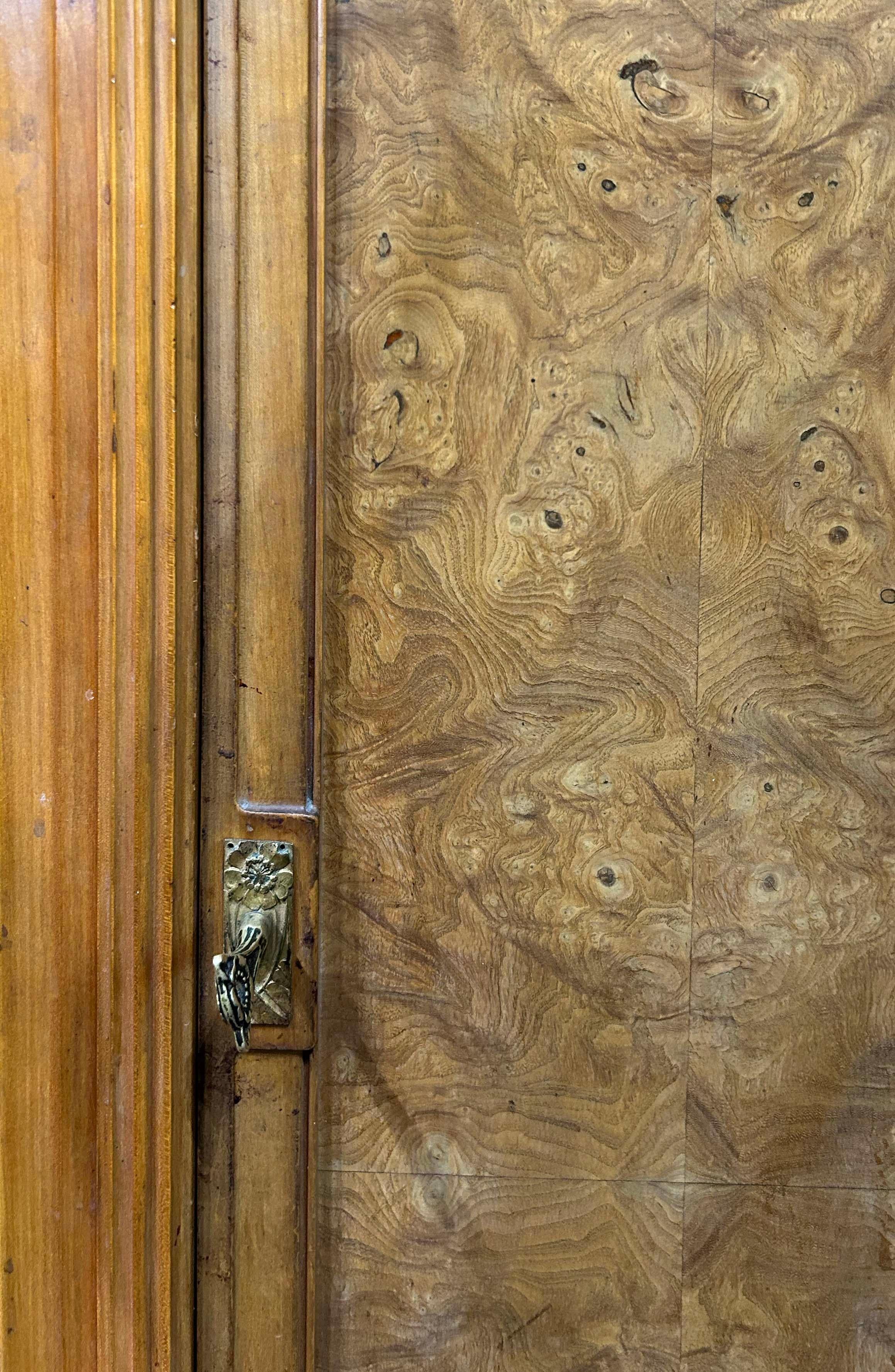Vitrina excepcional de Léon Jallot - 1910 Madera en venta