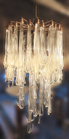 Magnificent Drip Glass Chandelier by Zero Quattro
