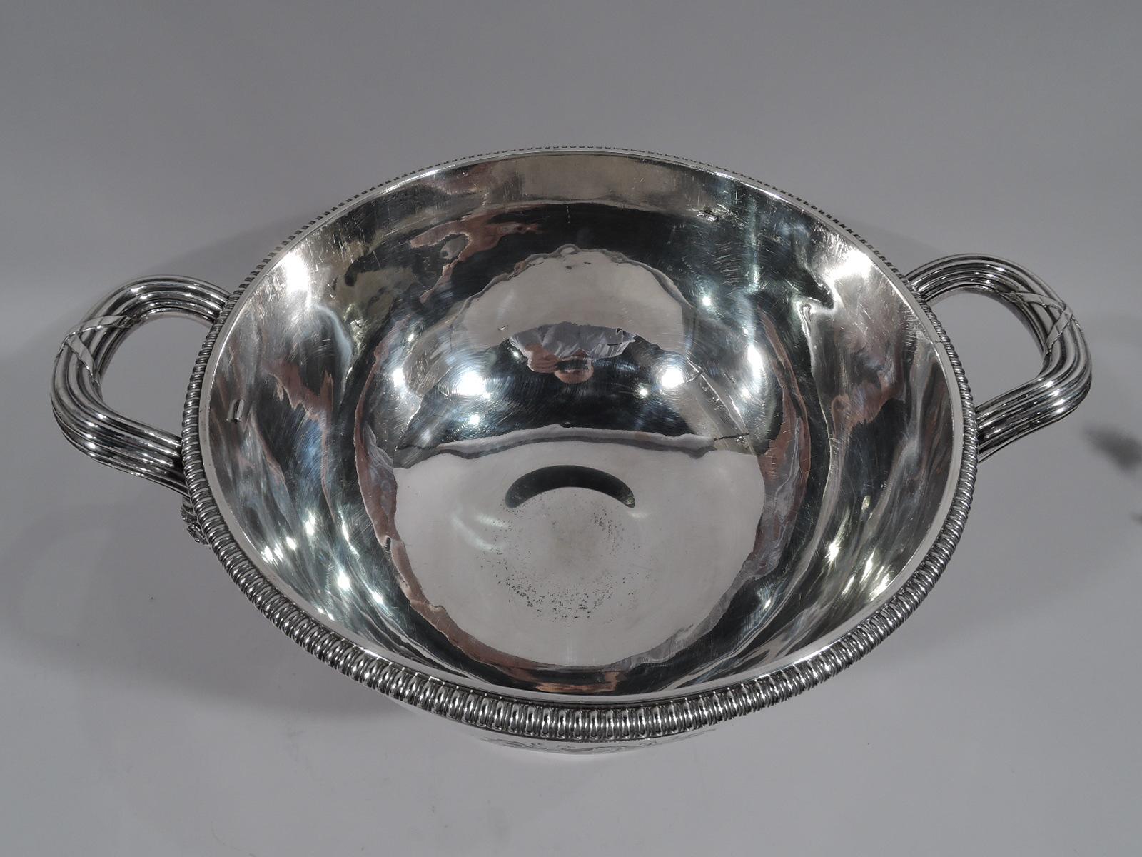 Magnificent English Regency Sterling Silver Soup Tureen by Paul Storr 2
