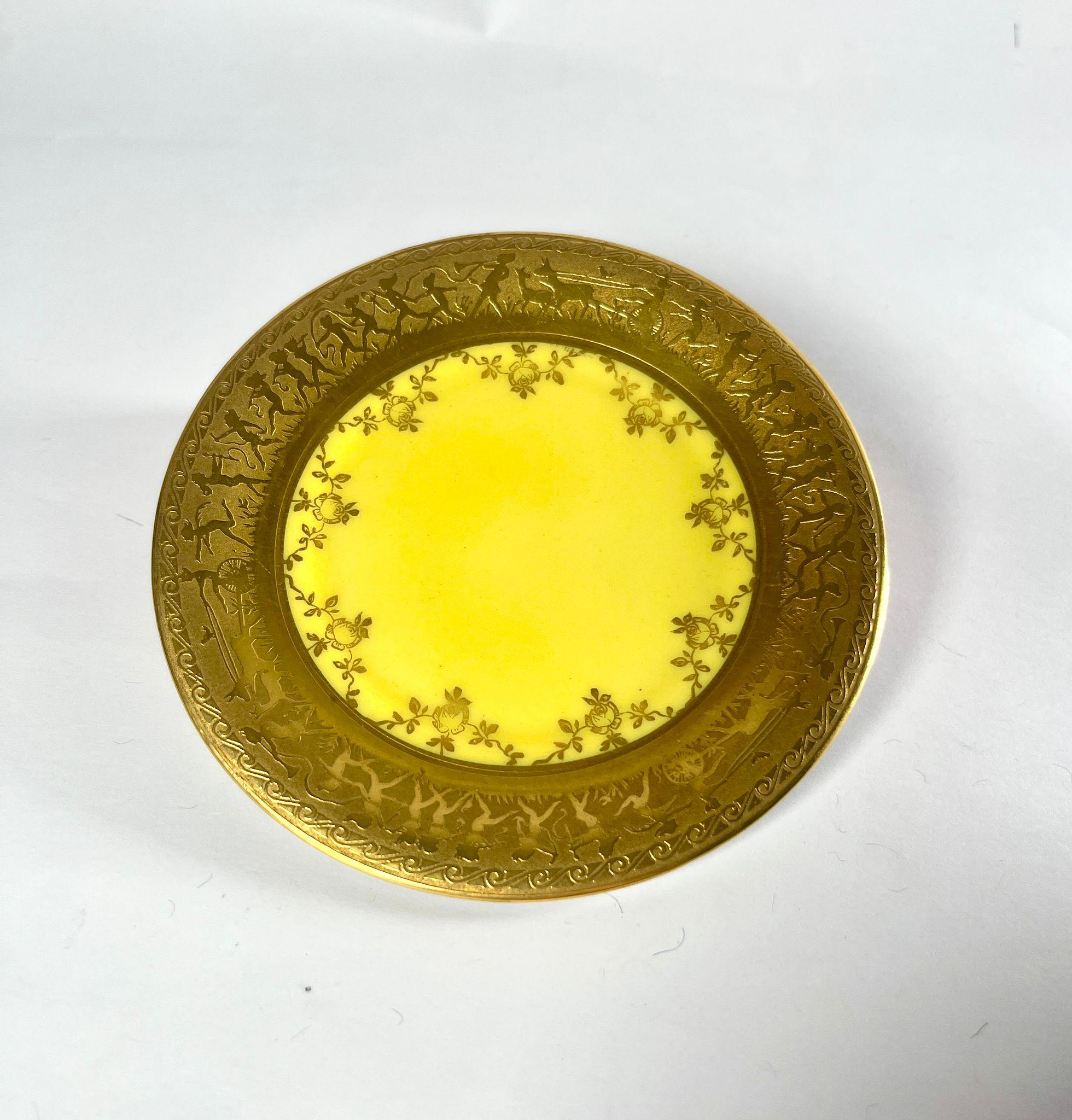 Prächtige Royal Epiag Tschechoslowakei Porzellantasse und Untertasse - Anfang 20. (20. Jahrhundert) im Angebot