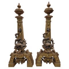 Magnificent fireplace display presenter, chimney, heating, dragons, 1880 Italy