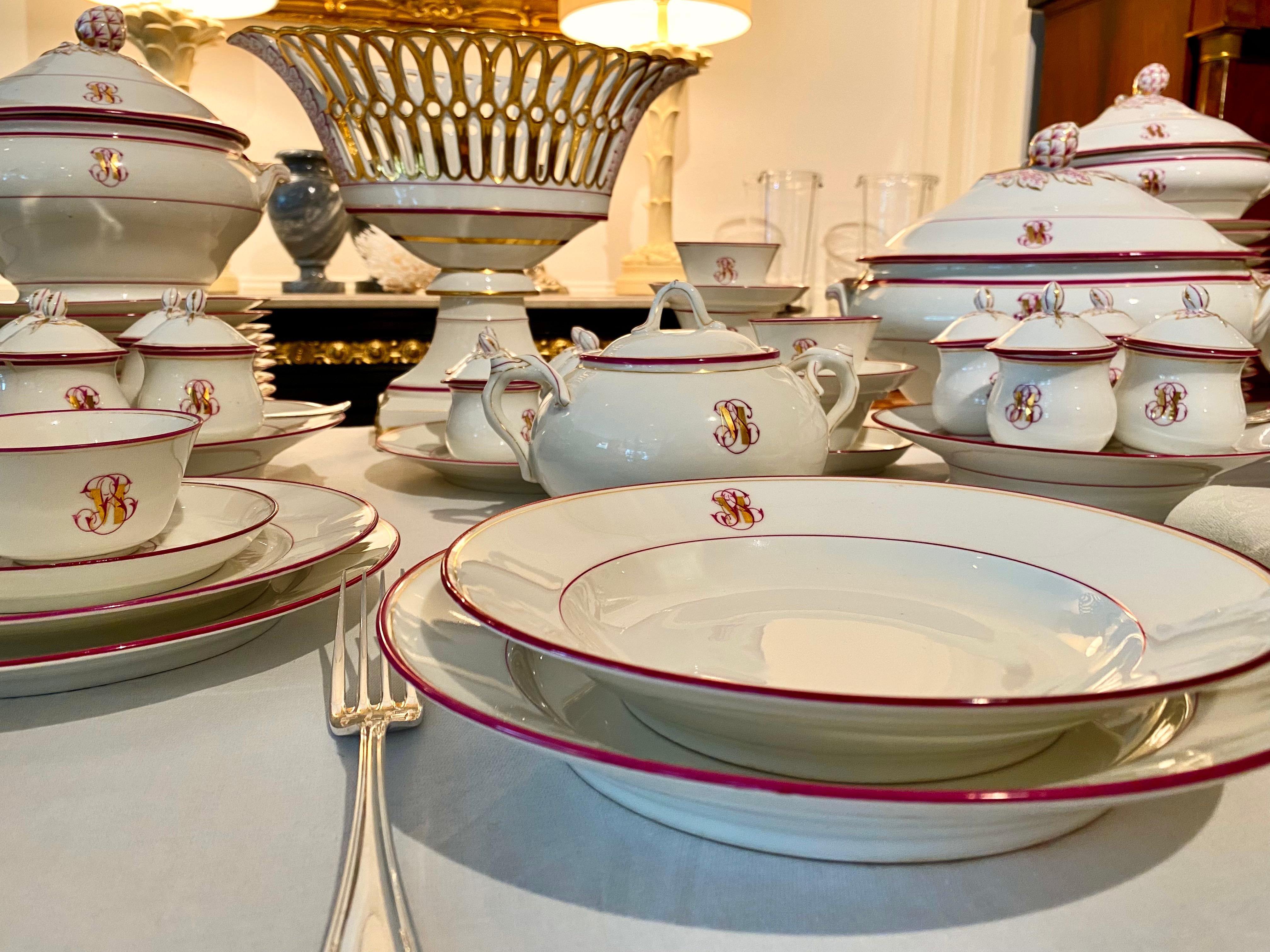 antique dinner set