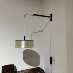 Magnificent french Counterweight Wall Lamp, 1960s
