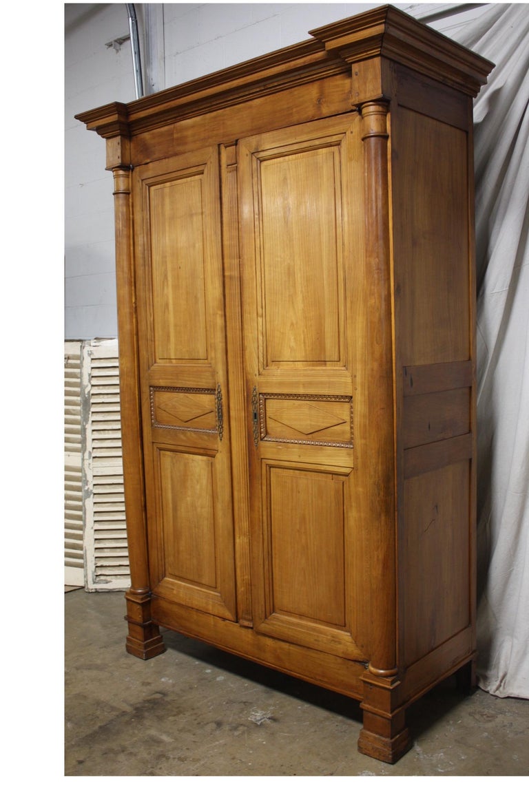 Magnificent French Empire Period Armoire at 1stDibs