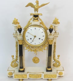 Magnificent French Empire style in white marble