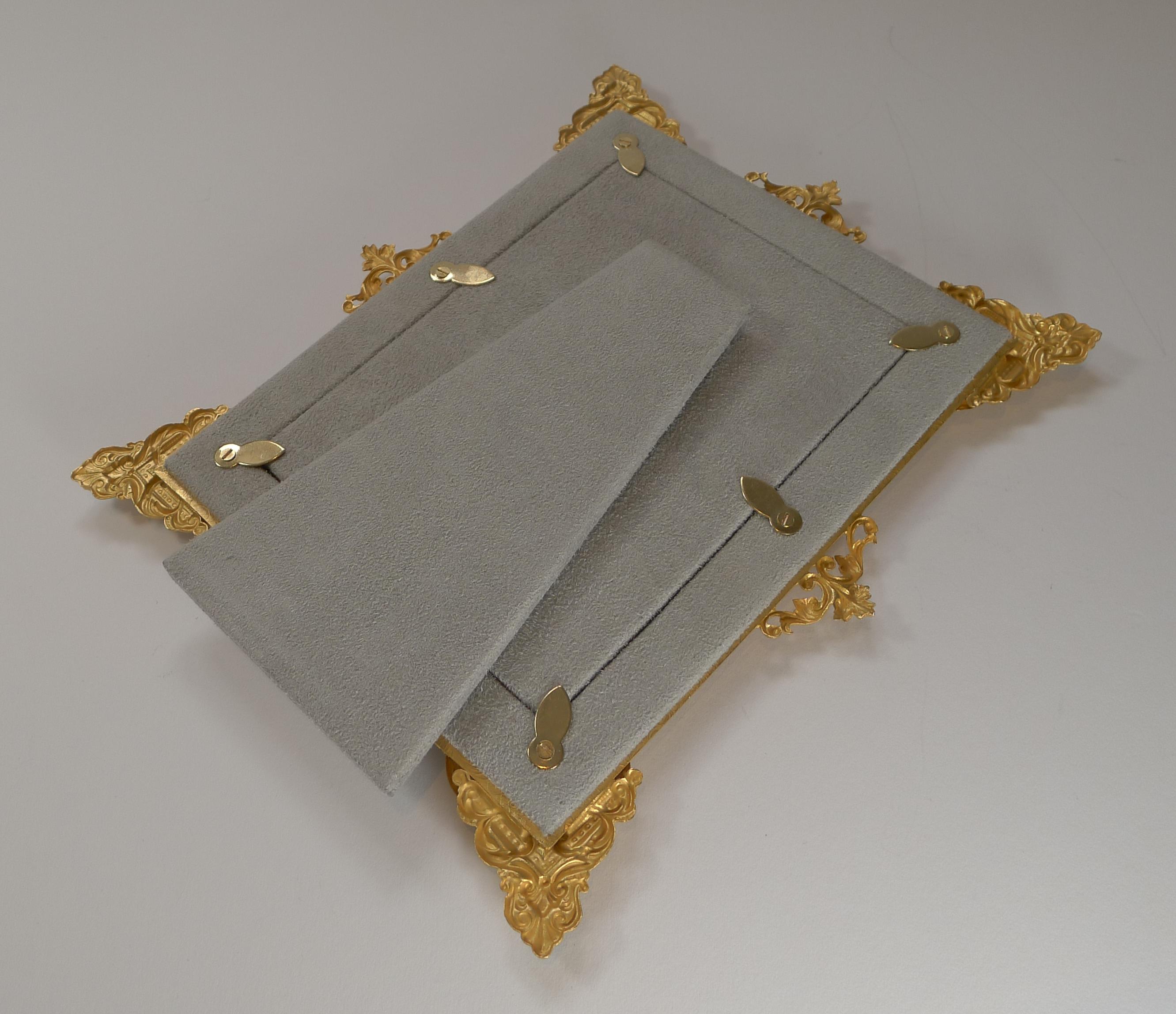 Magnificent French Gilded Bronze Picture Frame, c.1900 3