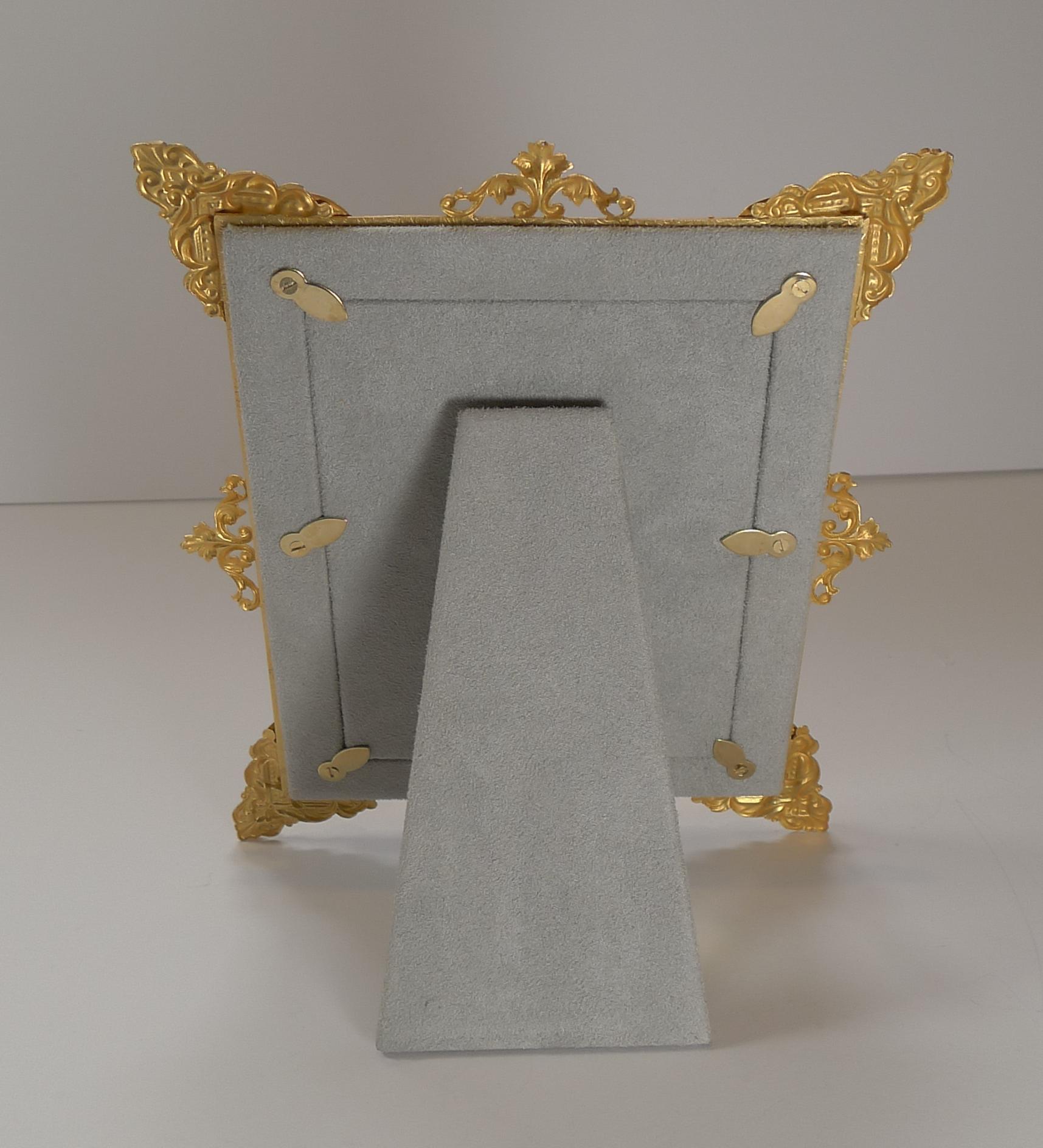Magnificent French Gilded Bronze Picture Frame, c.1900 2