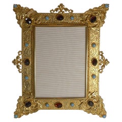 Antique Magnificent French Gilded Bronze Picture Frame, c.1900