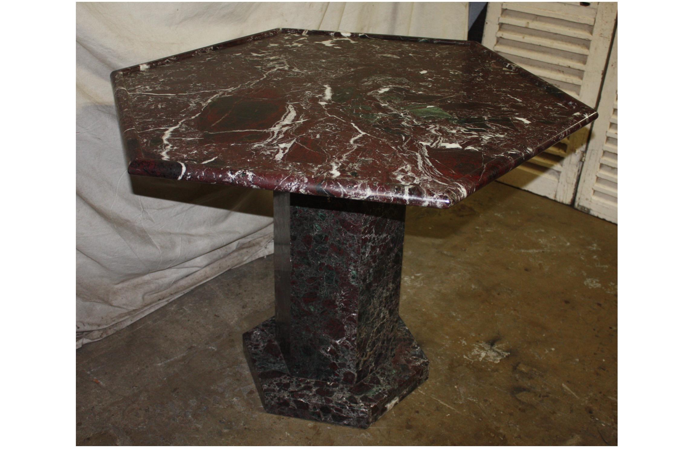 Magnificent French Marble Gueridon For Sale 1