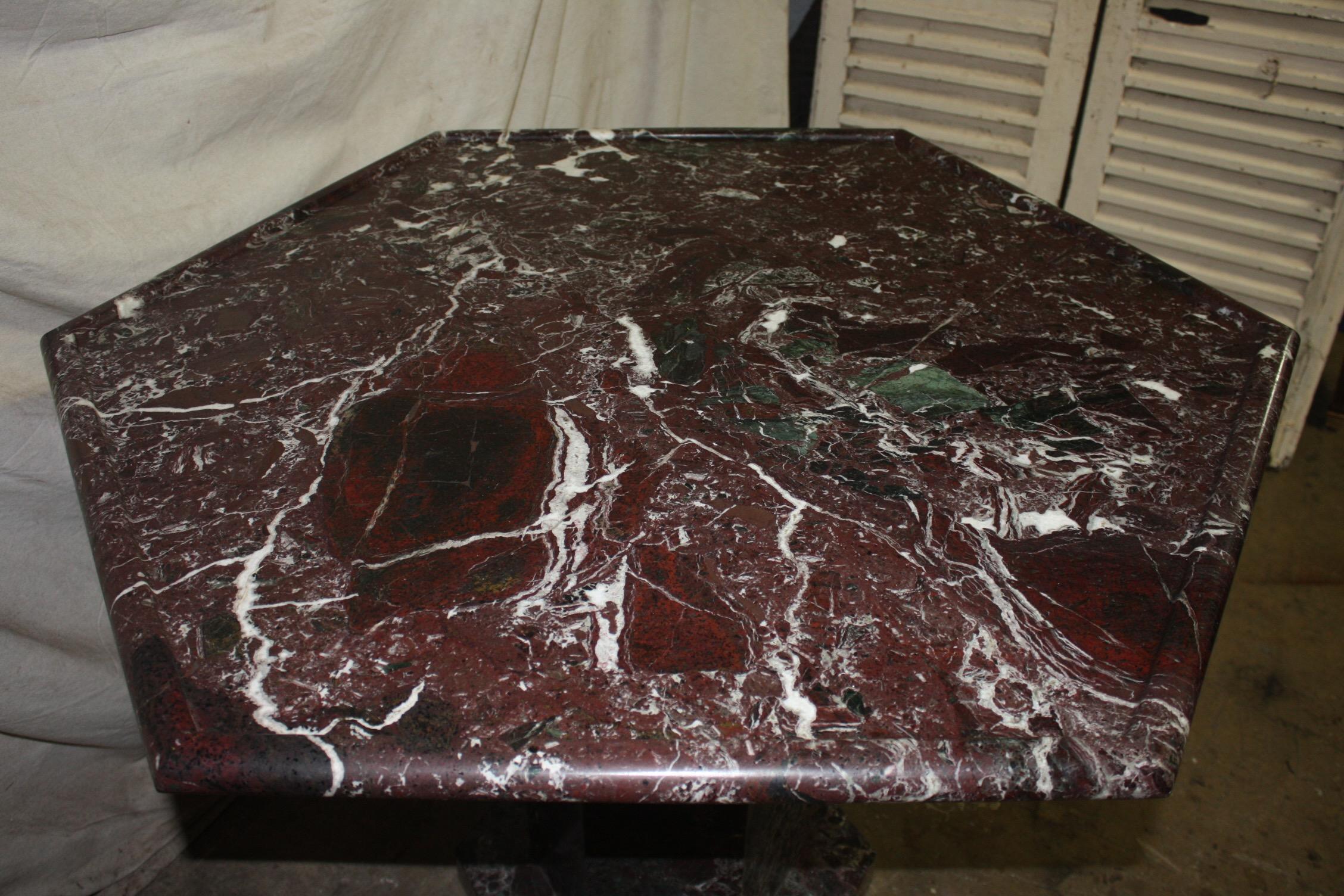 Magnificent French Marble Gueridon For Sale 2