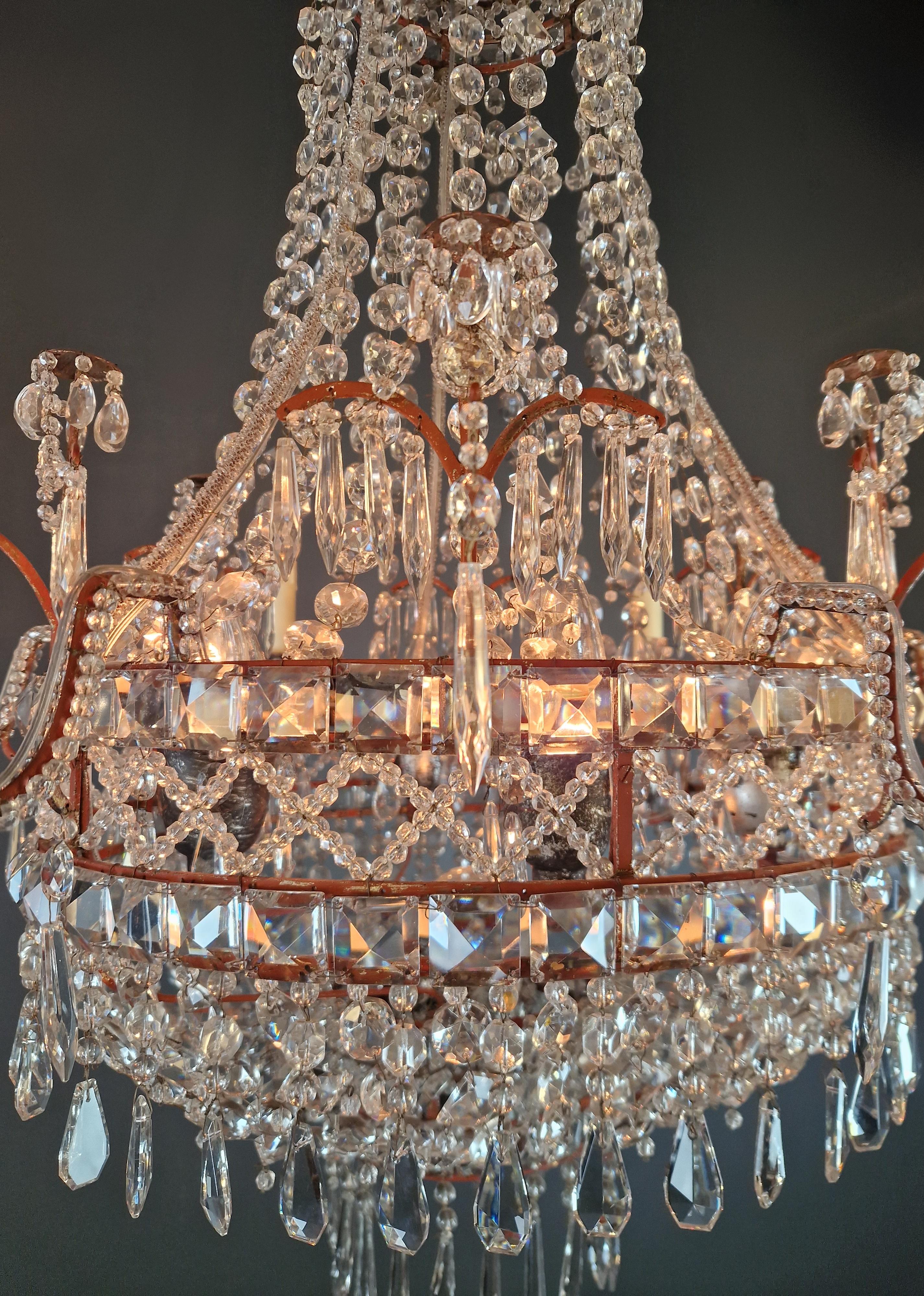 Magnificent French Rococo chandelier Antique Timeless elegance with history 6