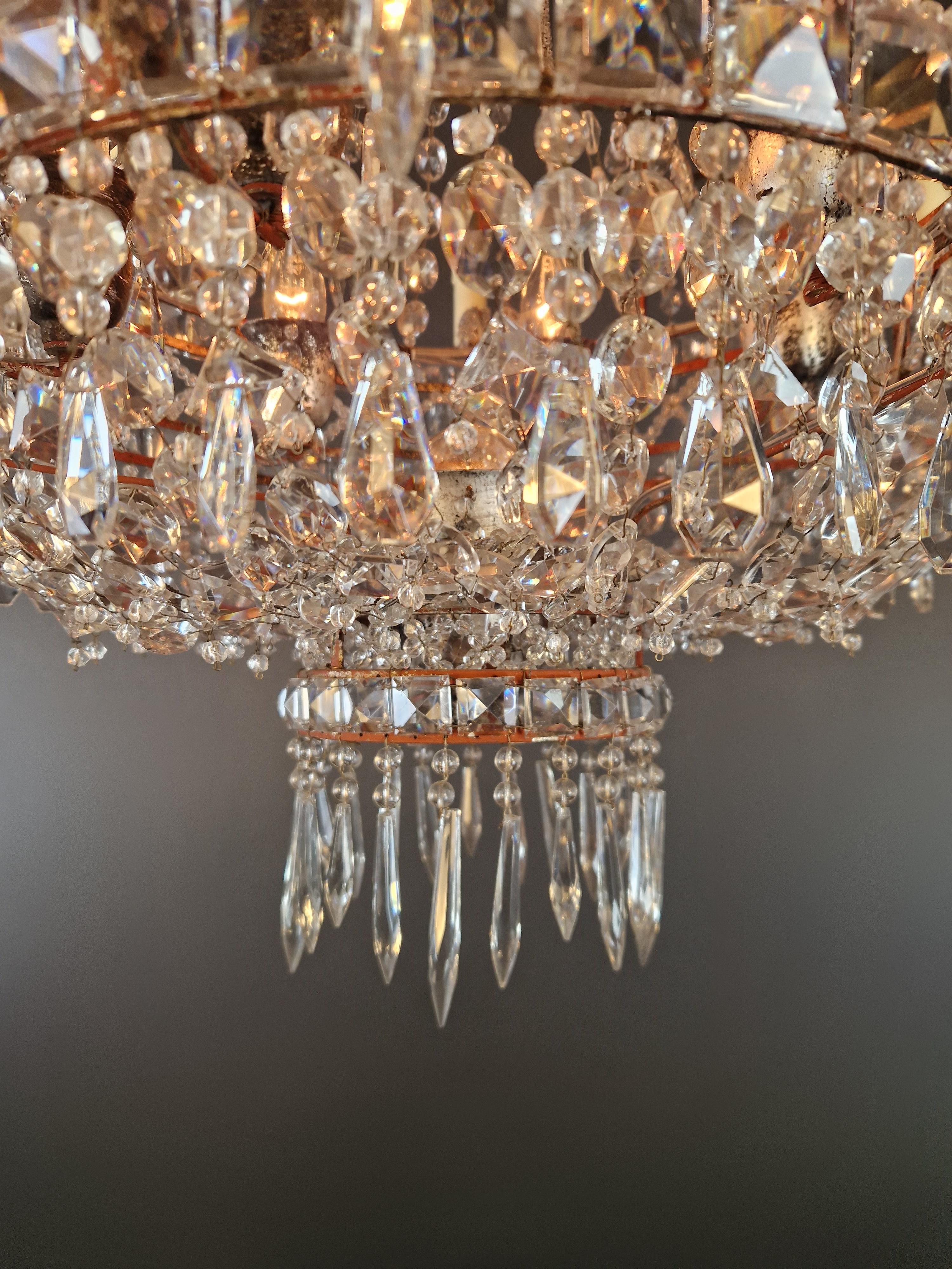 Magnificent French Rococo chandelier Antique Timeless elegance with history 8