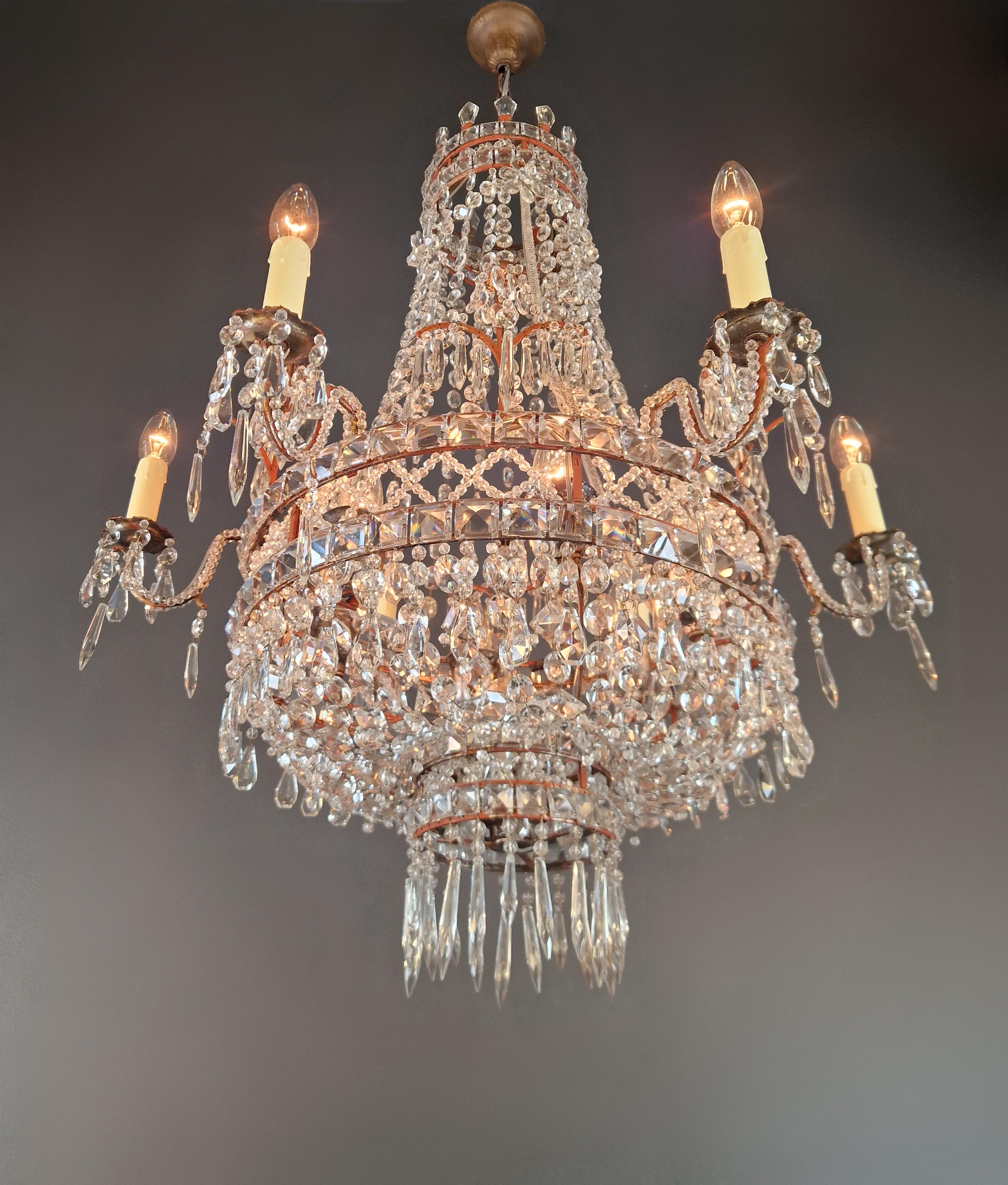 Magnificent French Rococo chandelier Antique Timeless elegance with history 2