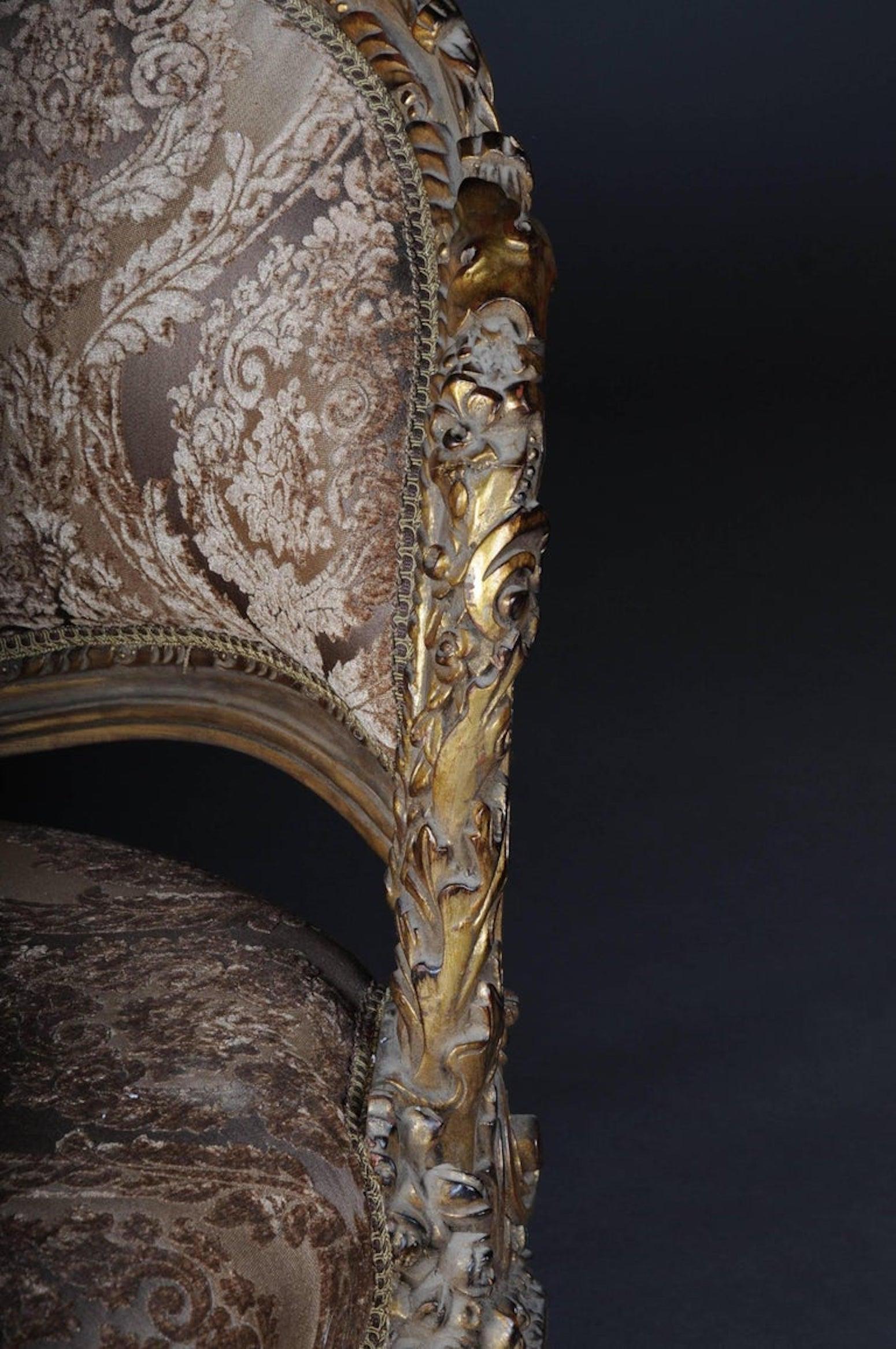 Tappezzeria Magnifico divano francese in stile Louis Seize in vendita