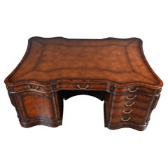 Magnificent George 111 Style Serpentine Partners Desk