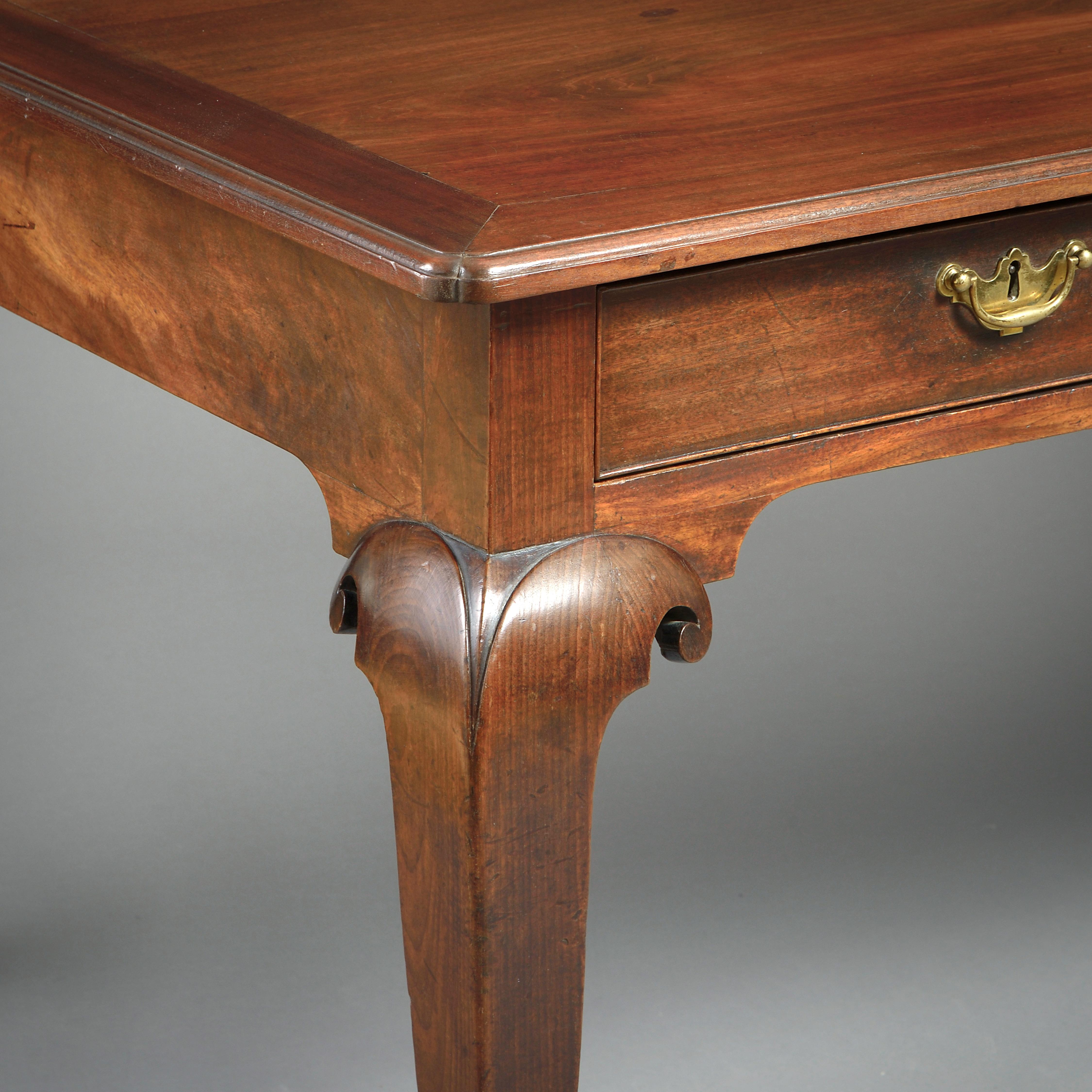 Magnificent George II Mahogany Library Table For Sale 2