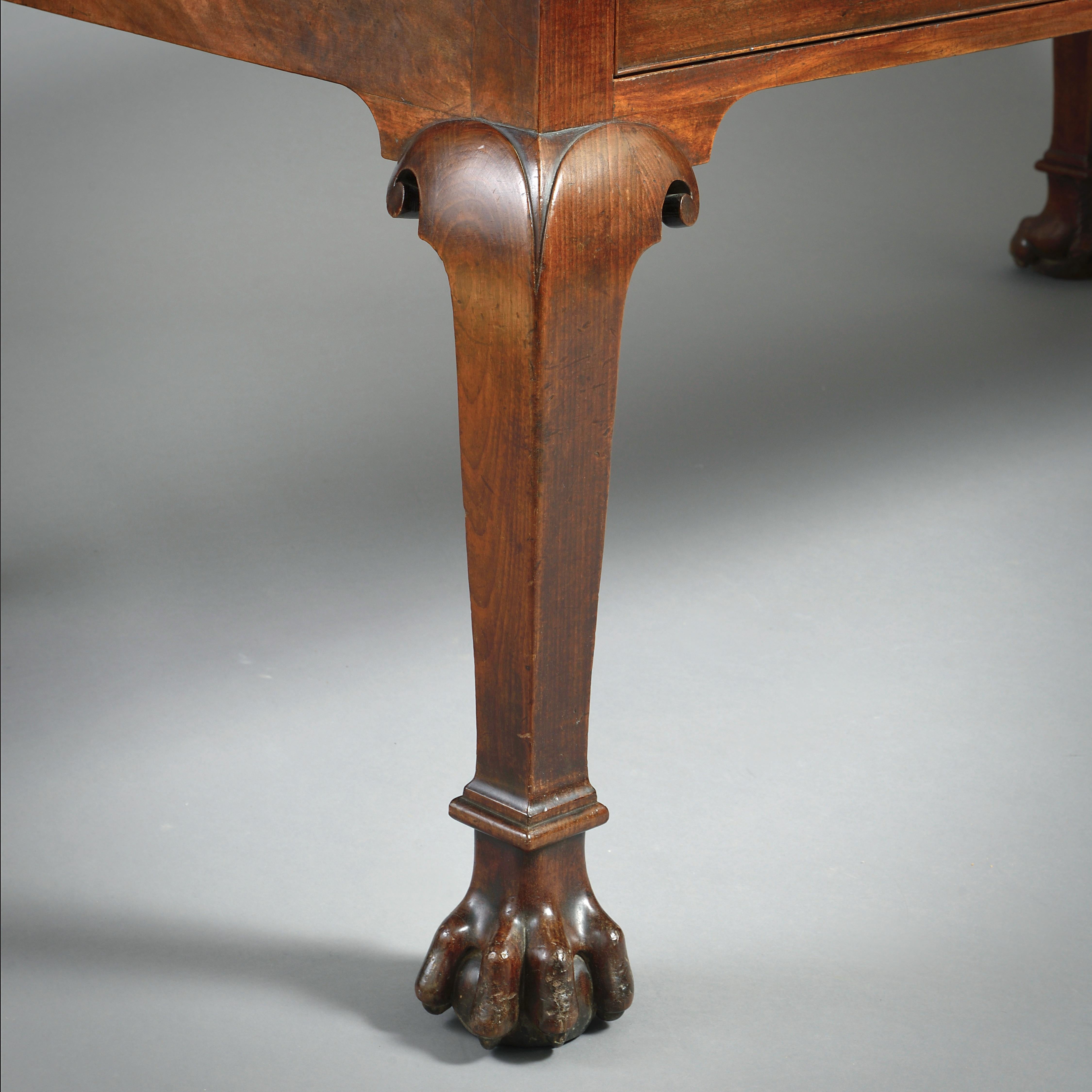 Magnificent George II Mahogany Library Table For Sale 4