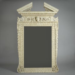 Magnificent George II Stone-Painted Pier Glass