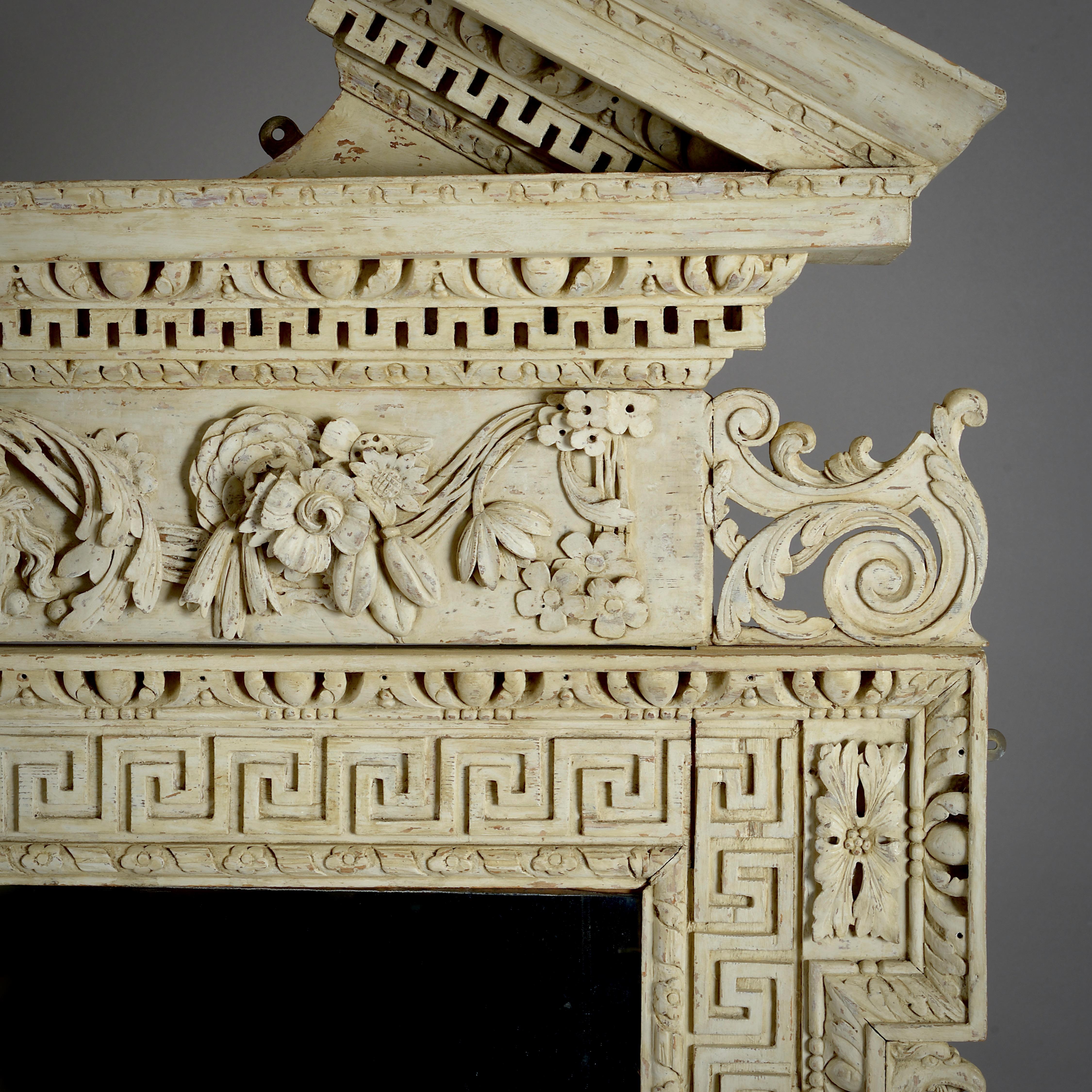 Fino al XVIII secolo Magnifico vetro da molo dipinto a pietra di Giorgio II in vendita