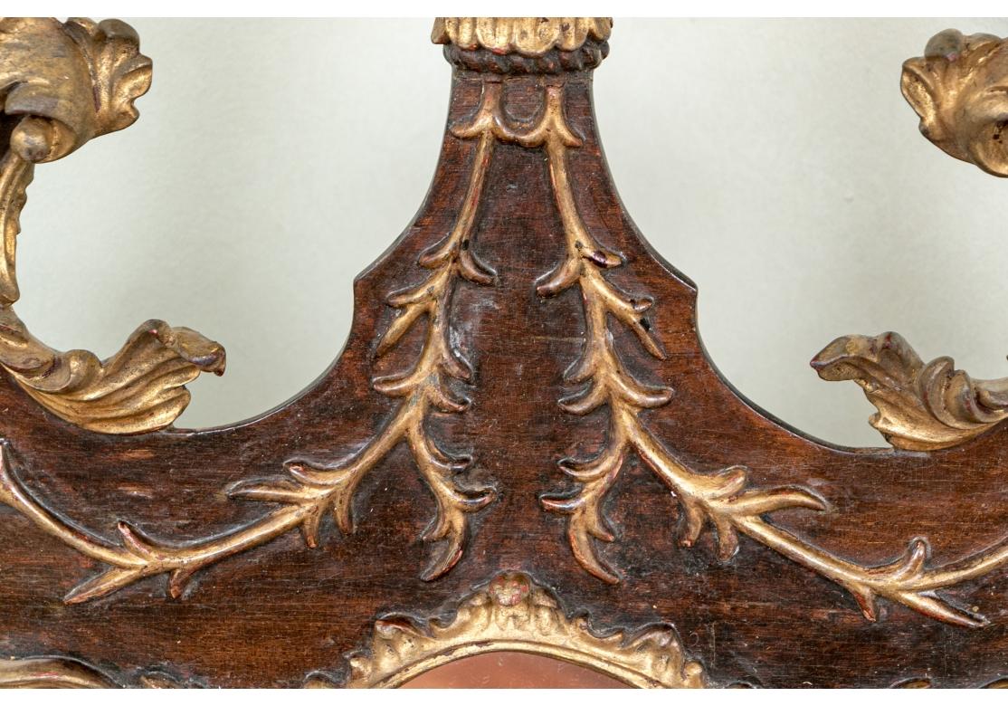 Magnificent George III Style Carved And Gilt Pier Mirror In Fair Condition For Sale In Bridgeport, CT