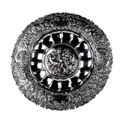 Magnificent Georgian Sterling Silver Sideboard Centrepiece Dish London
