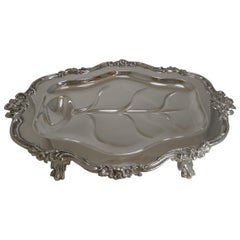 Magnificent Georgian Warming Meat Serving Dish in Silver Plate, circa 1820