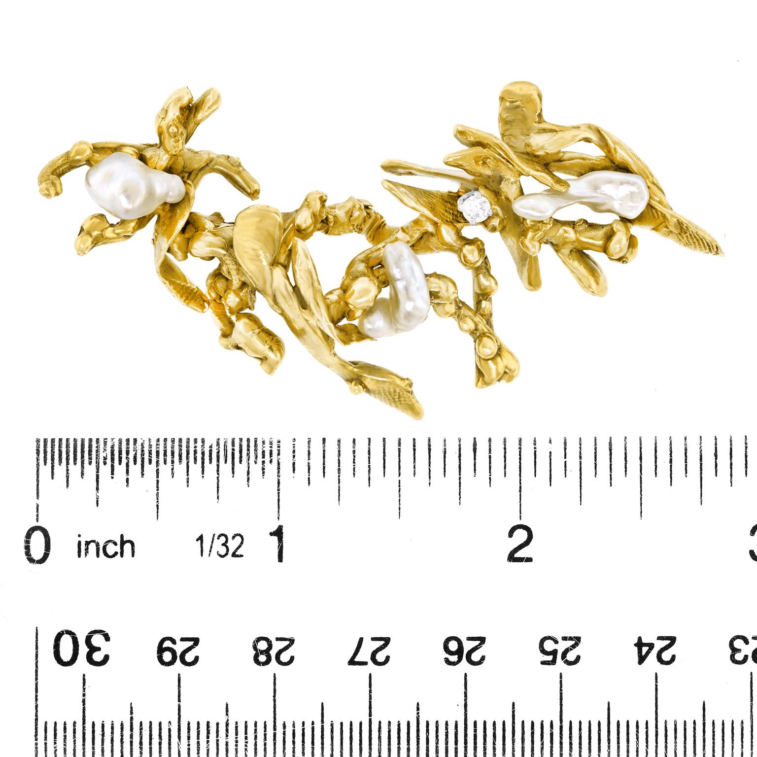 Women's or Men's Magnificent Gilbert Albert Brooch For Sale