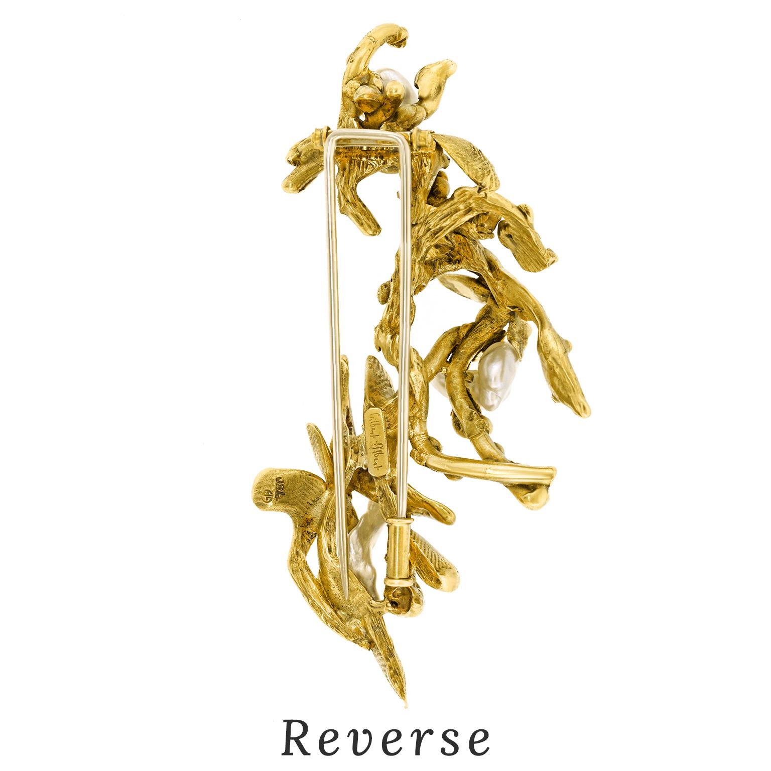 Magnificent Gilbert Albert Brooch For Sale 3