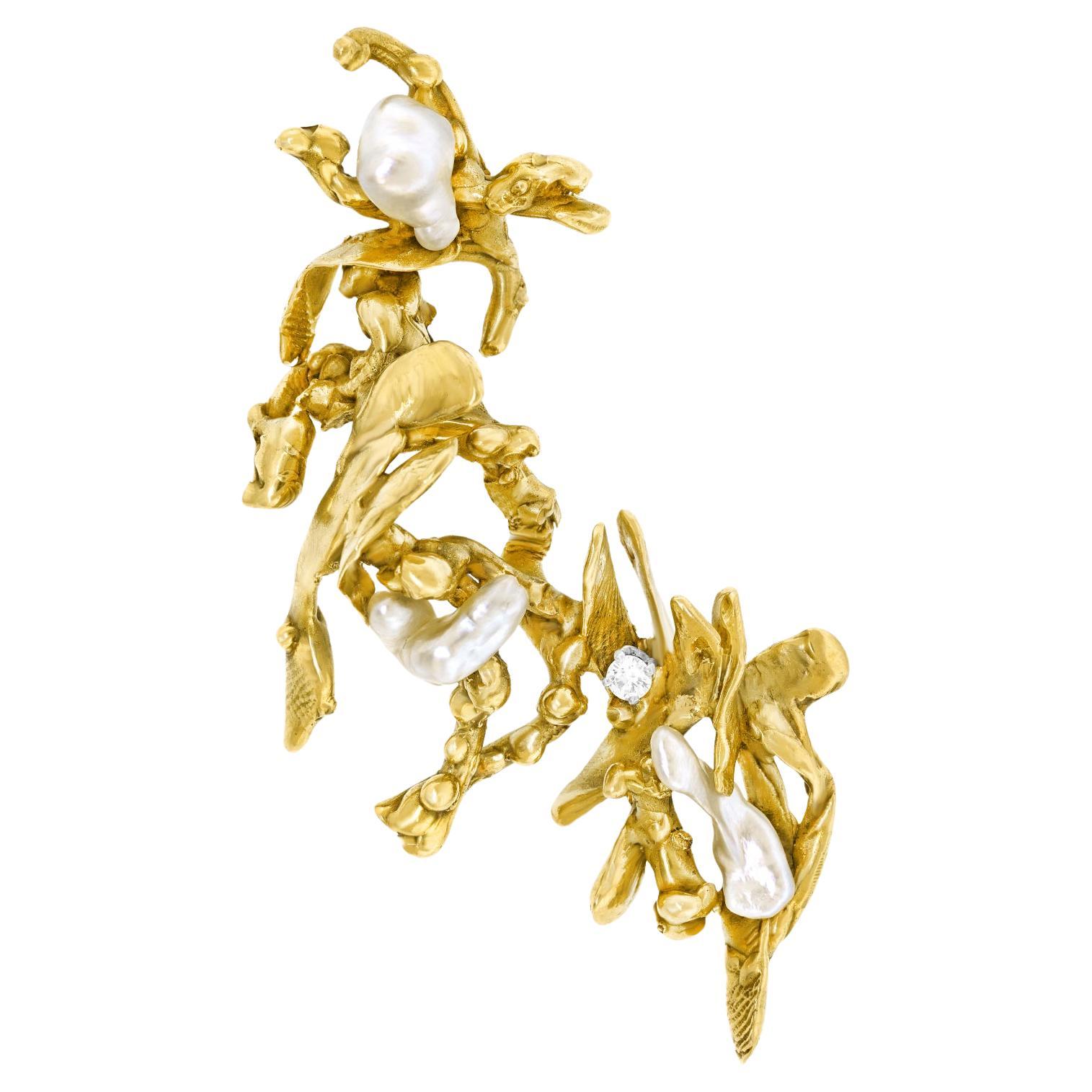 Magnificent Gilbert Albert Brooch For Sale