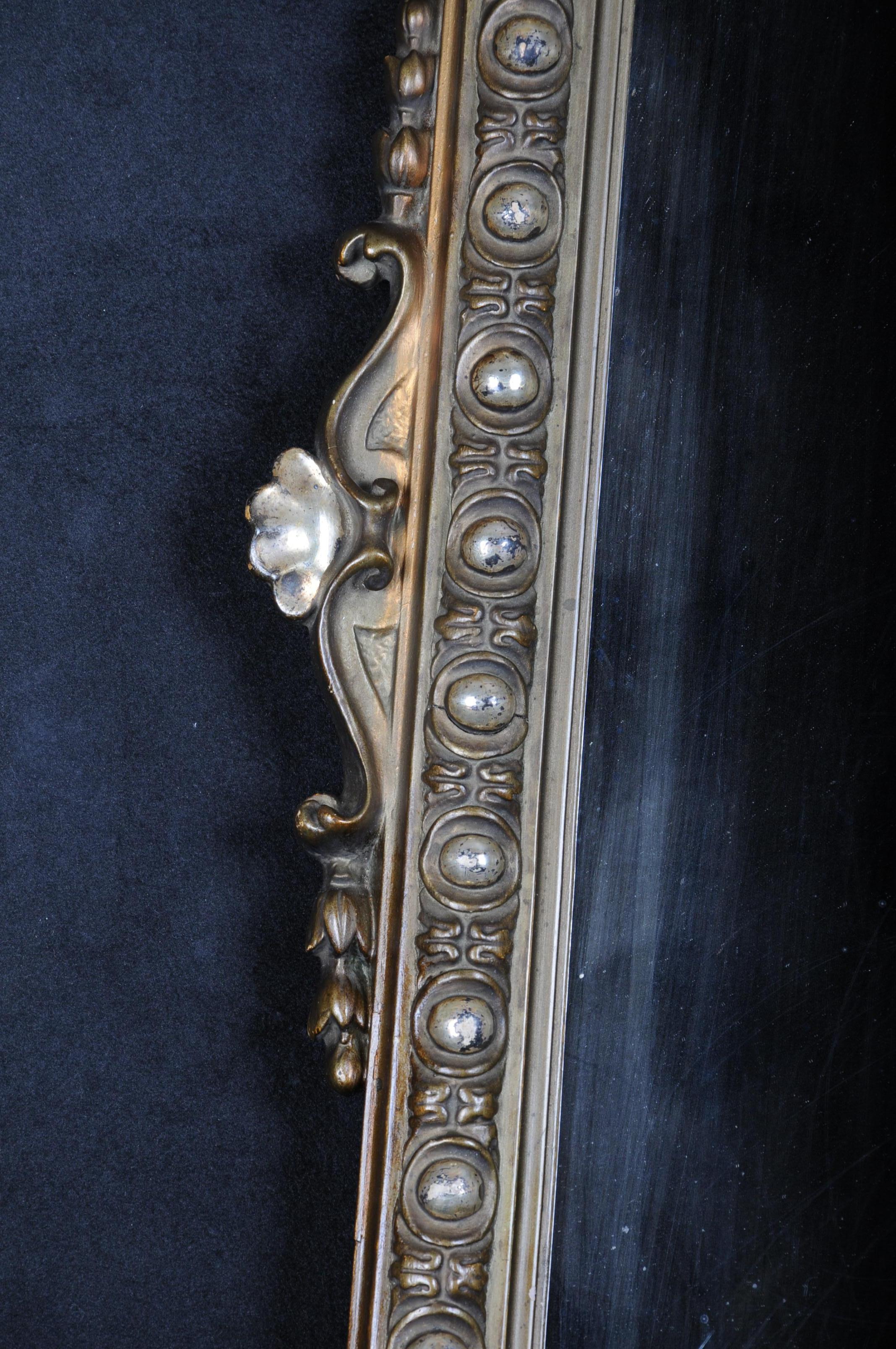 Magnífico espejo barroco dorado, hacia 1880 en venta 2
