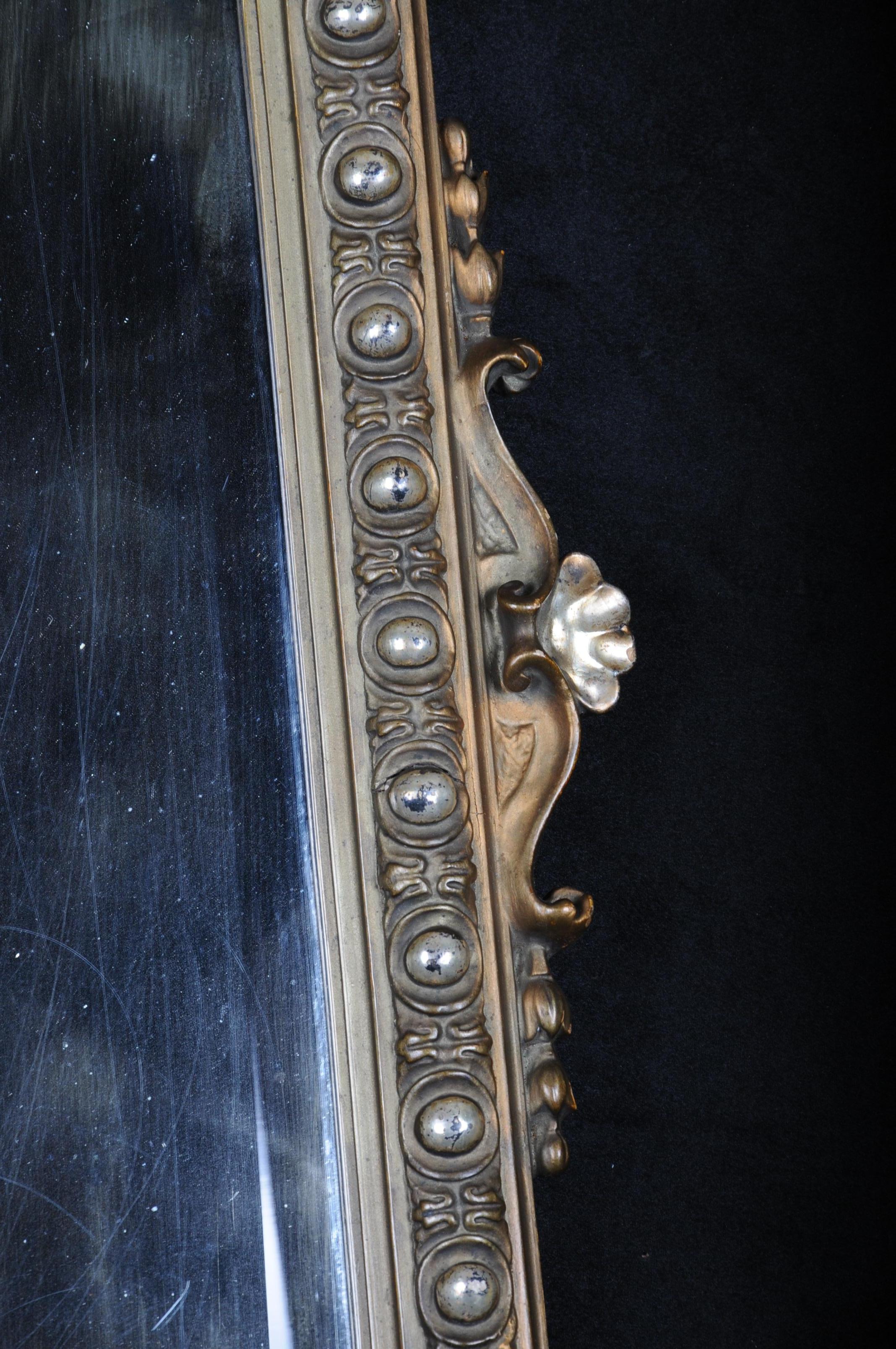 Magnificent Golden Baroque Mirror, circa 1880 For Sale 1