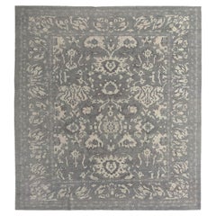Afghanistan Sultanabad Area Rugs Circa 1990 - Wool Brown Ivory Design - 95590