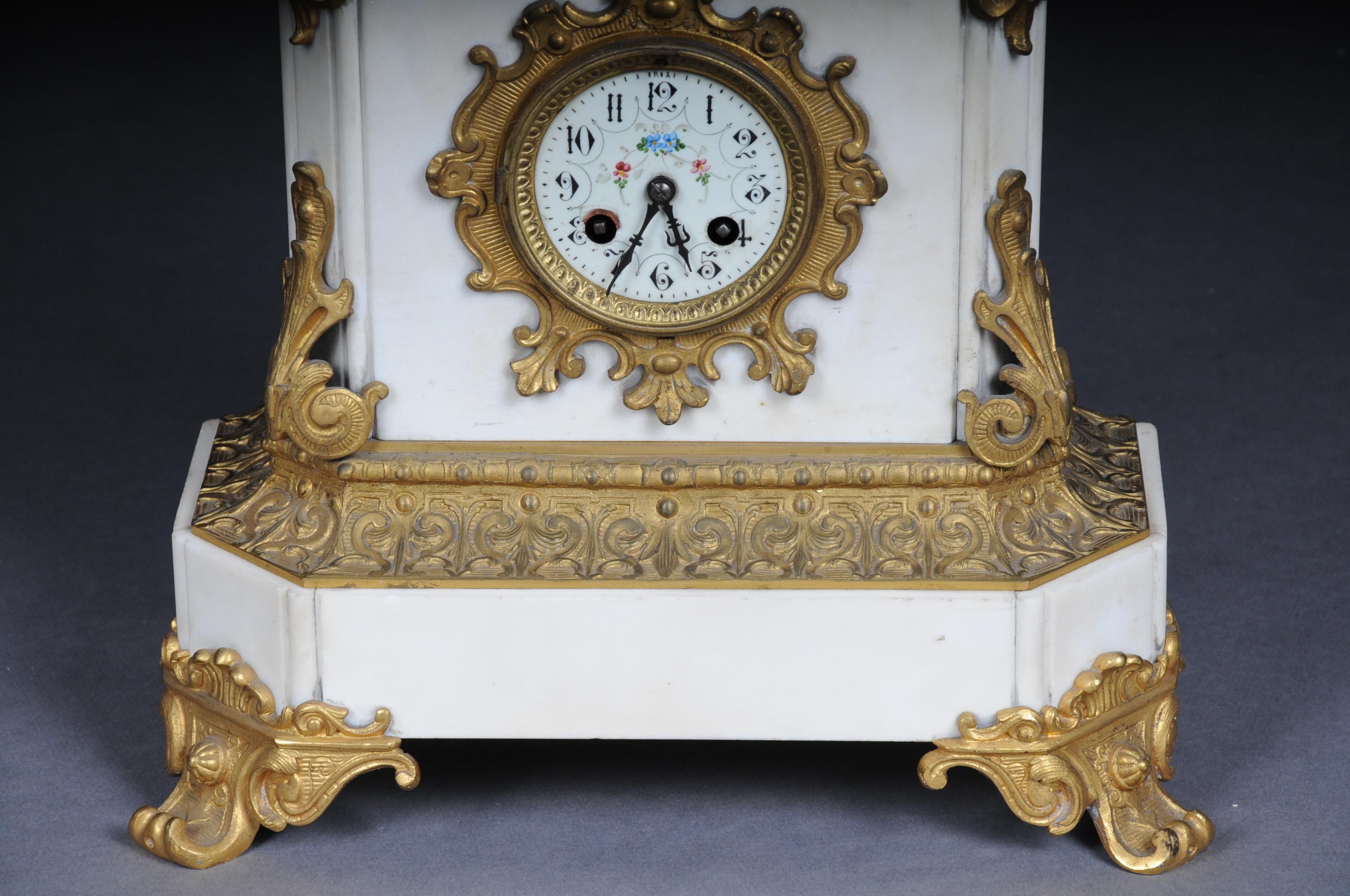 Gilt Magnificent Historicism Clock or Mantel Clock from circa 1890