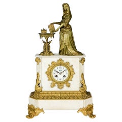Antique Magnificent Historicism Clock or Mantel Clock from circa 1890