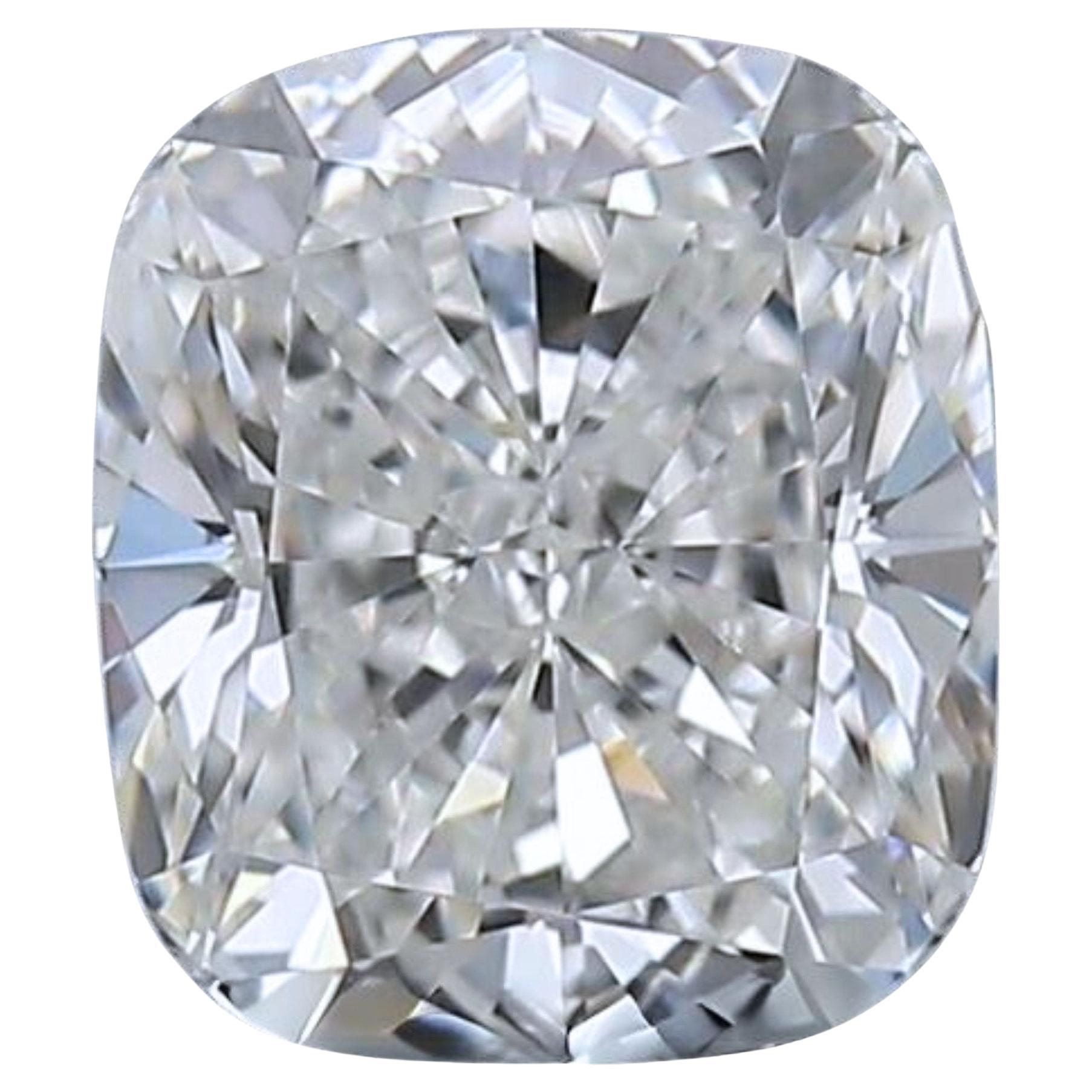 Magnificent Ideal Cut 1pc Natural Diamond w/1.29ct  For Sale