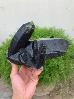 Magnificent Impressive Size Specimen Of Tourmaline Included Quartz From Pakistan