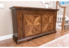 Exceptional Italian 20th Century Walnut Cabinet Sideboard