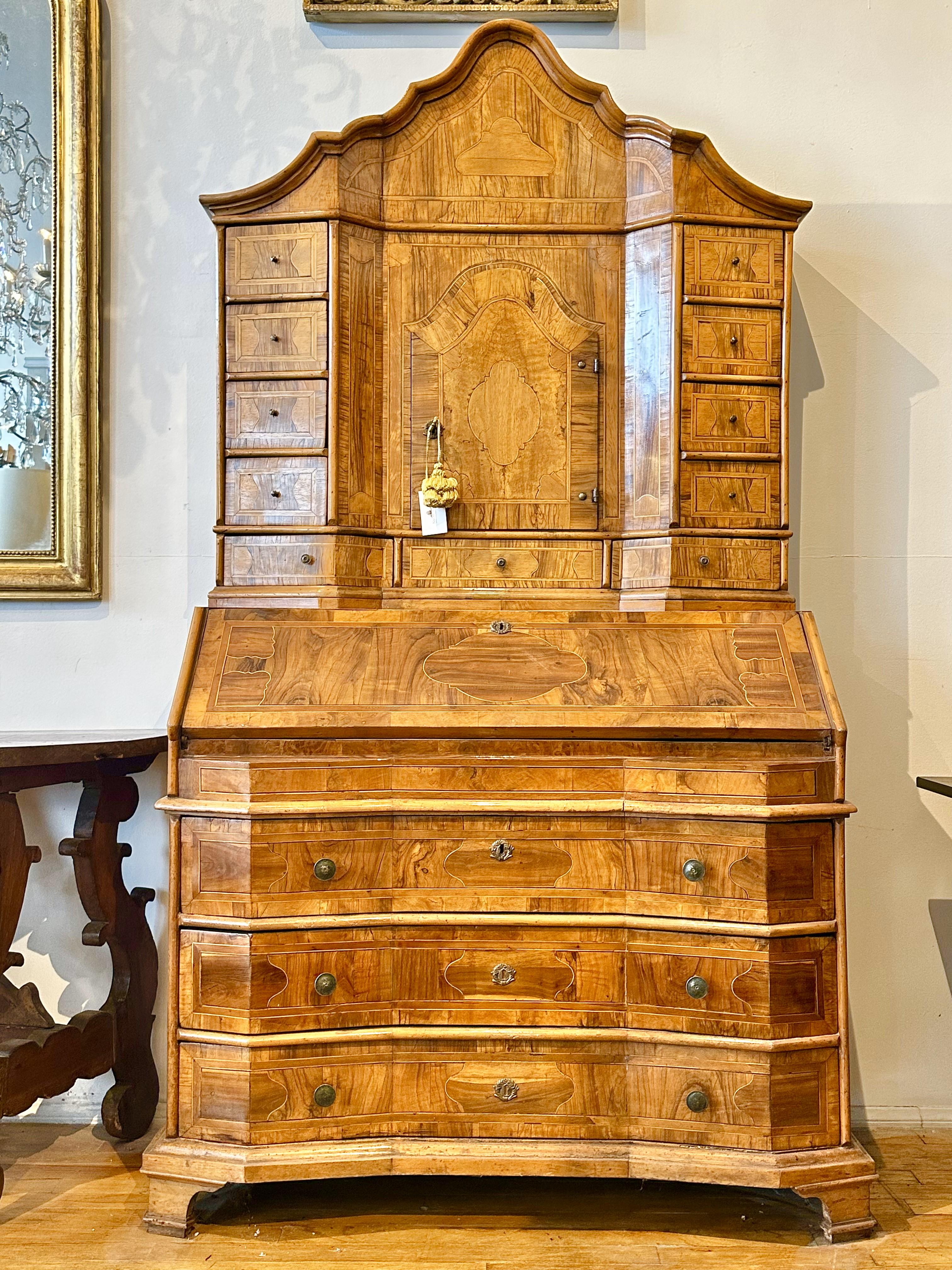 Magnifico segretario barocco italiano, 1700 circa in vendita 2