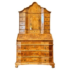 Antique Magnificent Italian Baroque Secretary, circa 1700