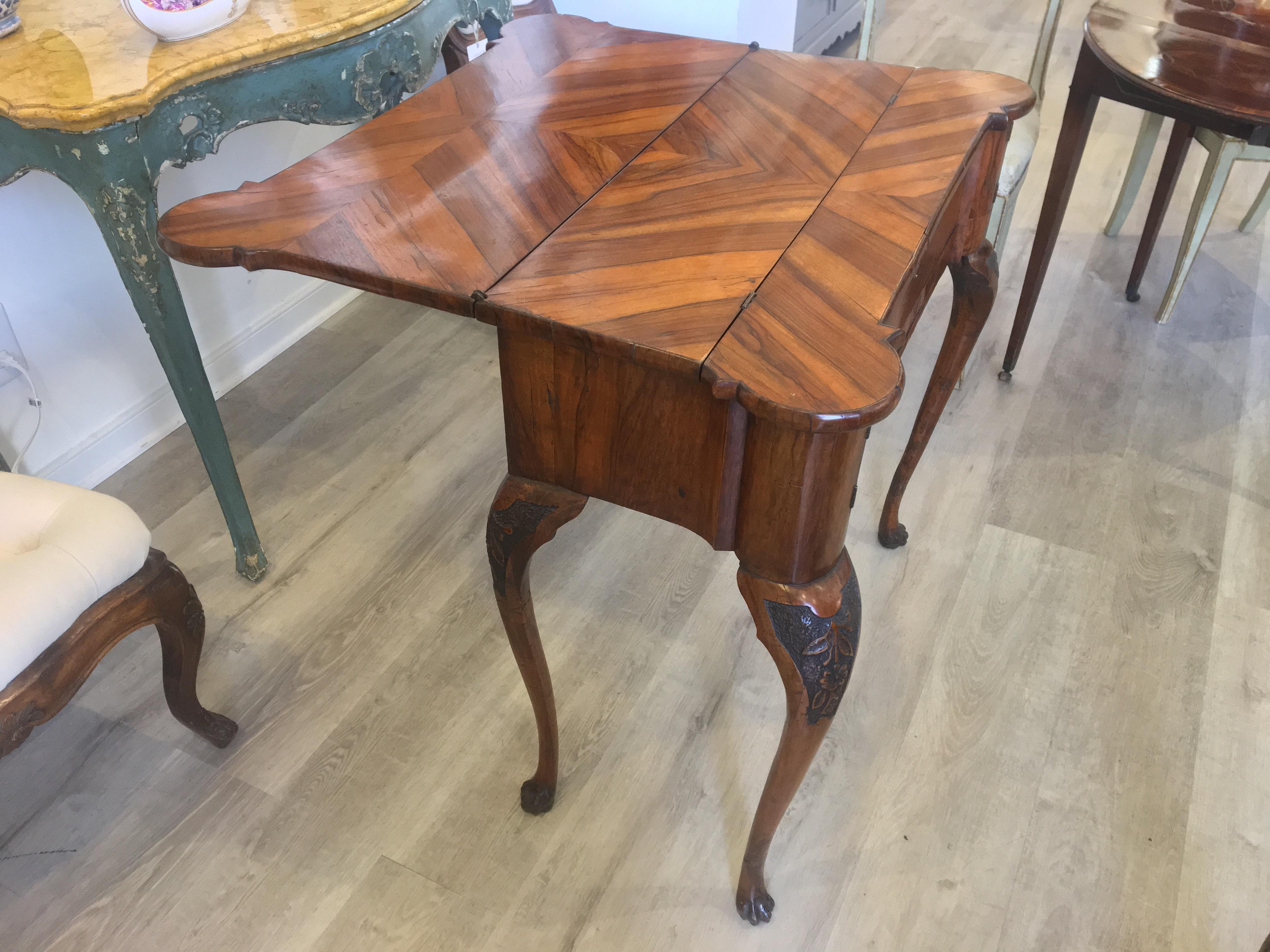 Magnificent Italian Modena Console Table, Card Table, Desk, circa 1750 1